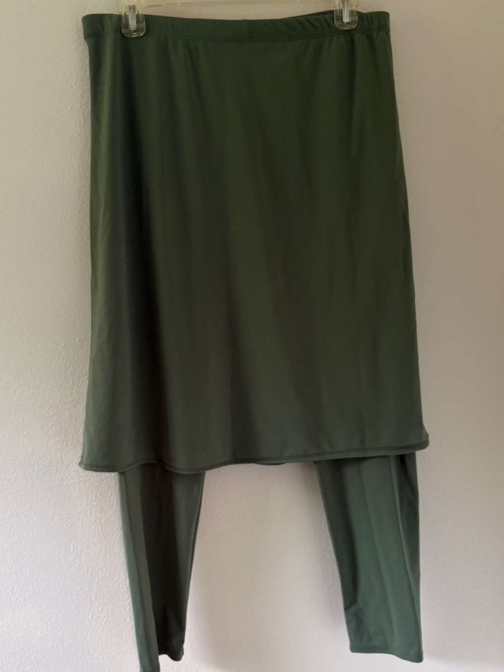 The Skirt Lady Boutique Olive Green Skirted Leggings